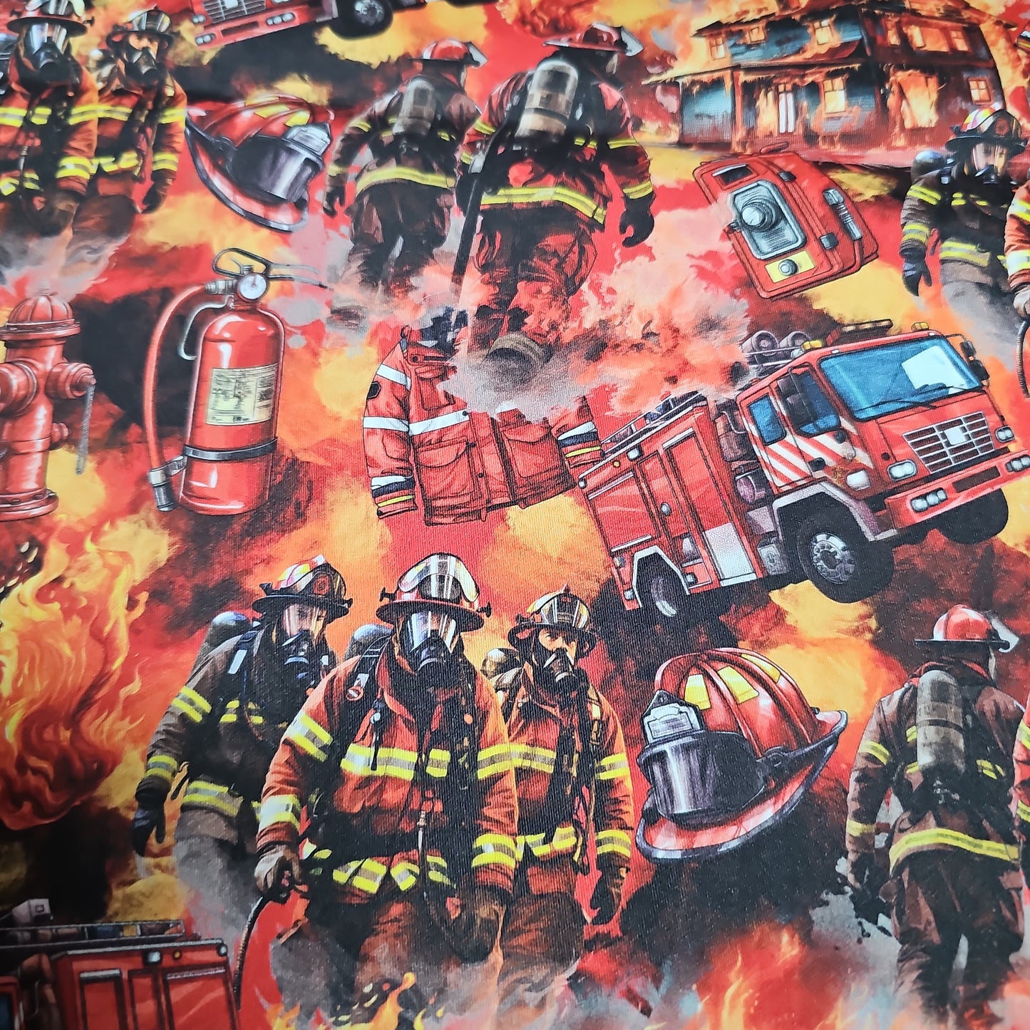 Sofortkauf: Feuerwehrmänner 1 m x 1,50 m (K5) - keine Fehler