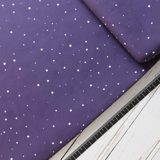 Baumwollsatin: Stella Lila - perfekt für Schultüten, Accessoires zur Einschulung - Fee, Himmel, Zauberei, Magie, Einhorn, Hexe