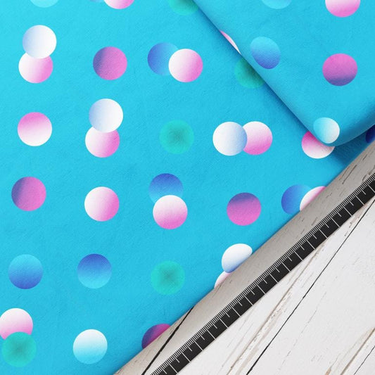 Baumwollsatin: Ozeanfreunde - perfekt für Schultüten, Accessoires zur Einschulung - Delfin, Hai, Wal, Schildkröte