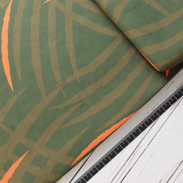 Baumwollsatin: Dschungelfieber - perfekt für Schultüten, Accessoires zur Einschulung - Tiger, Löwe, Affe, Panther