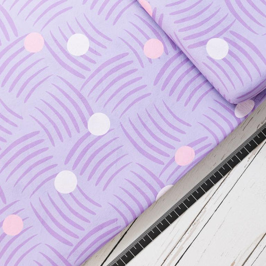 Baumwollsatin: Lavendelfelder - perfekt für Schultüten, Accessoires zur Einschulung - Pferd, Katze, Hund, Pony, Bauernhof