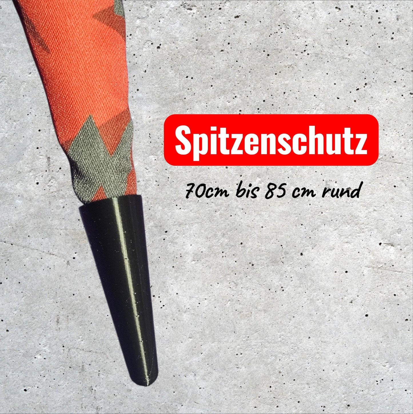 Schultüten Spitzenschutz | Schutz für Schultütenspitze | Zubehör für DIY Schultüte, Zuckertüte | 70 cm - 85 cm rund | Einschulung, Schulkind