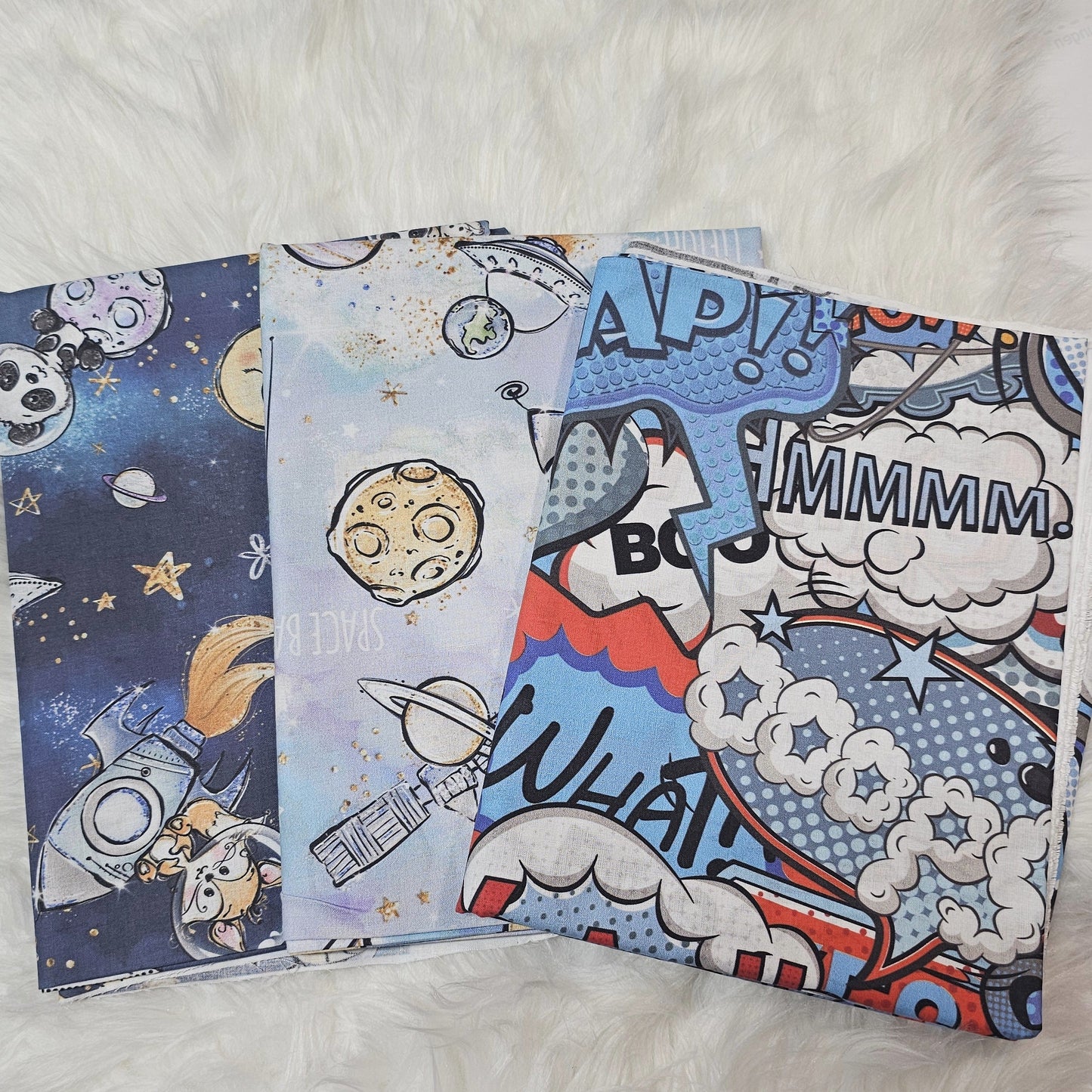 Sofortkauf: Popeline ca. 150 x 100 cm - Set 3 - 3 Stück