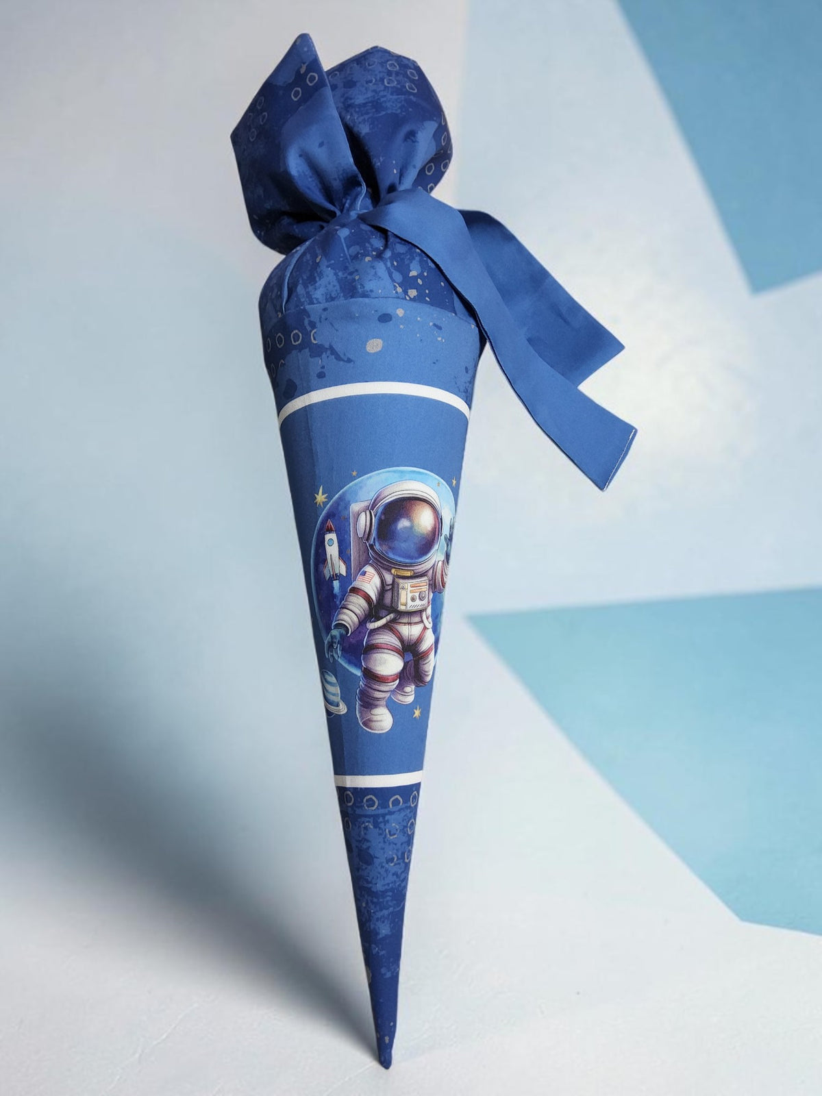 Sofortkauf 35cm: Kindergartentüte / Geschwistertüte inkl. Rohling 35 cm - "Astronaut" - wie abgebildet