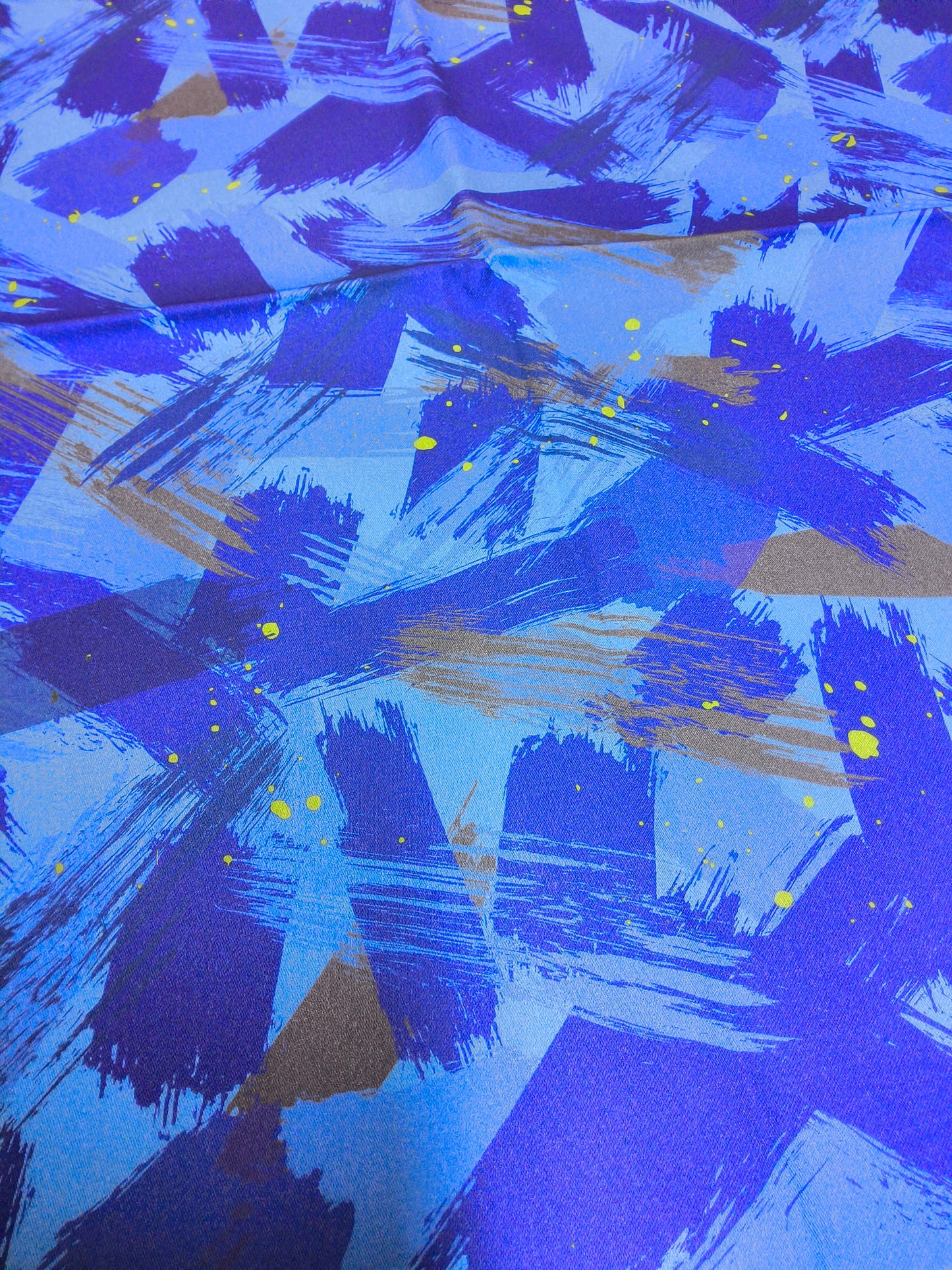 Sofortkauf: Baumwolle- Meterware ca. 150 x 100 cm - " Blau graue Streifen auf Hellblau " (Nr. 173)