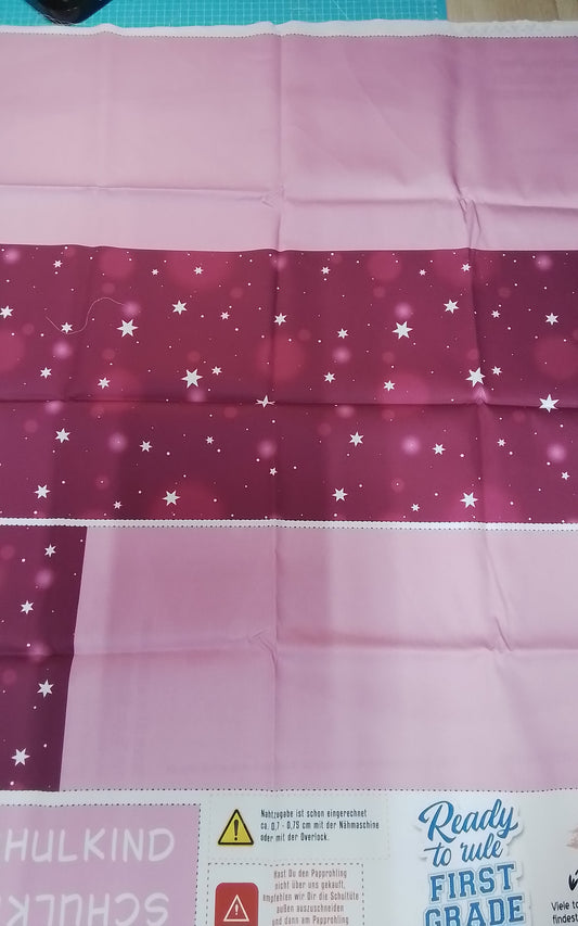 Sofortkauf: Schultüten Nähset-Panel- Muster+ Geschwistertüte- einhornwelt Beere -Baumwoll-Panel zum selber nähen- 70 cm und 35 cm. Wie abgebildet!!!