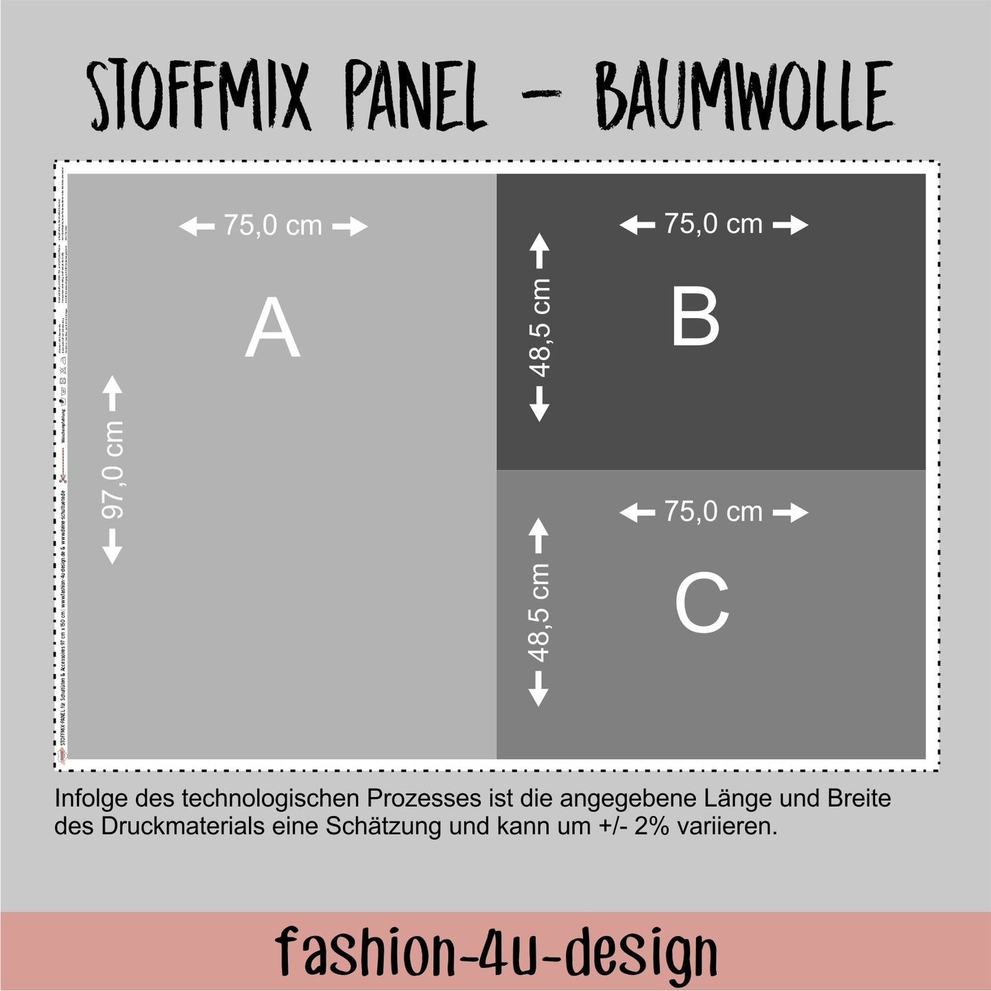 Stoffmix PANEL: Geometric Triangles Red (97 cm x 150 cm) - perfekt für Schultüten & Accessoires zur Einschulung