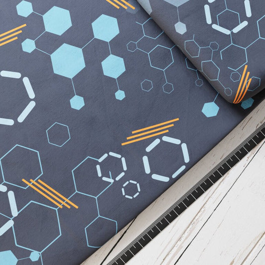 Baumwollsatin: Raumschifftechnik - perfekt für Schultüten, Accessoires zur Einschulung - Space, Weltall, Raumschiff, Astronaut