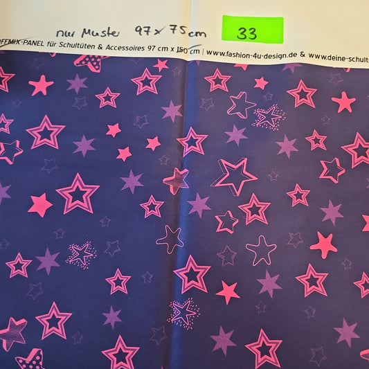 Sofortkauf: Pink Stars Peggy 97 cm x 75 cm (33) - keine Fehler