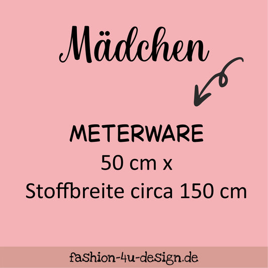 50 cm x Stoffbreite ca. 150 cm Baumwollsatin - Du entscheidest welches Muster - perfekt für Schultüten, Accessoires zur Einschulung (Mädchen)