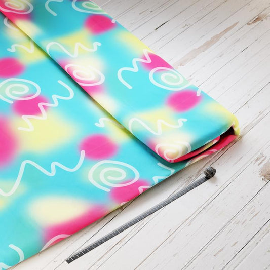 Baumwollsatin: Farbenfroh - perfekt für Schultüten, Accessoires zur Einschulung - Regenbogen, Einhorn, Bunt,Sonne, Blume