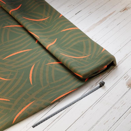 Baumwollsatin: Dschungelfieber - perfekt für Schultüten, Accessoires zur Einschulung - Tiger, Löwe, Affe, Panther