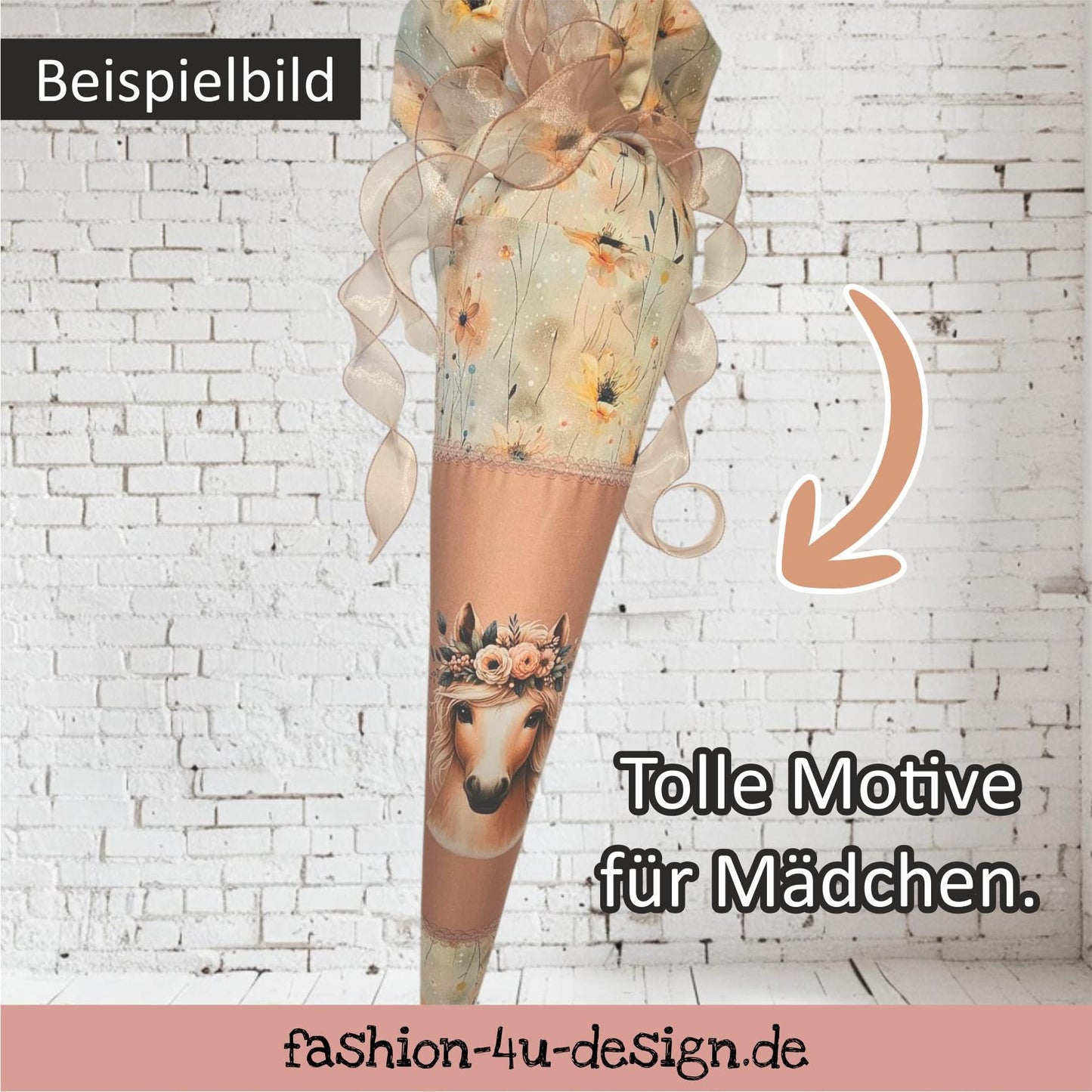 Bügelbild 032 "Boho Delfin - Schulkind 2026/27/28" | Transfer, DIY, Applikation zur Einschulung, für die Schultüte oder Accessoires
