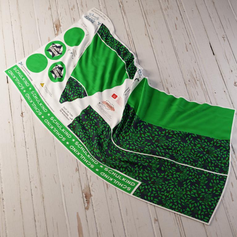 Schultüten Nähset - Muster + Unifarben: Waldschuppen - Baumwoll-Panel zum selber nähen - 70 cm oder 85 cm