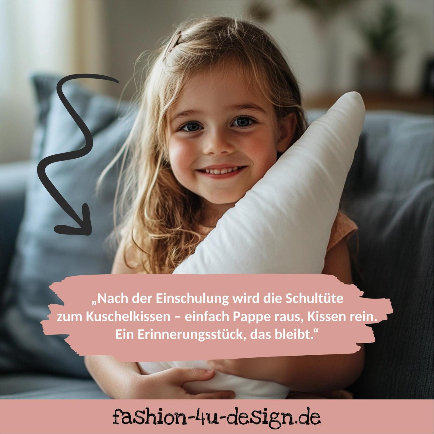 Schultüte mit Stickmotiv - 70cm oder 85 cm - Meerjungfrau, Schildkröte, Delphin auf Blaue Lagune - personalisiert