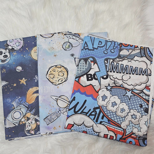 Sofortkauf: Popeline ca. 150 x 100 cm - Set 3 - 3 Stück