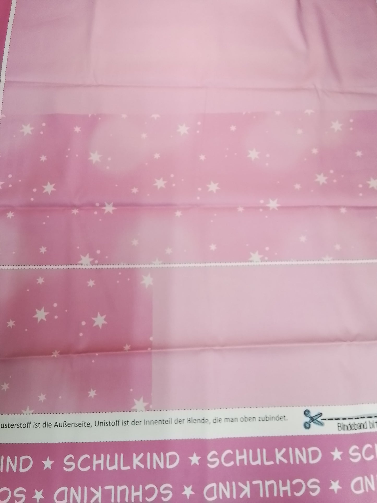 Sofortkauf: Schultüten Nähset inkl. Geschwistertüte - Baumwoll-Panel zum selber nähen- 85 cm + 35 cm - Wie abgebildet !!! (Name: Leyla+ Schulkind 03.09.2026 / Muster: Prinzessin u. Einhorn auf Sterne Rosa - Nr. 006 )