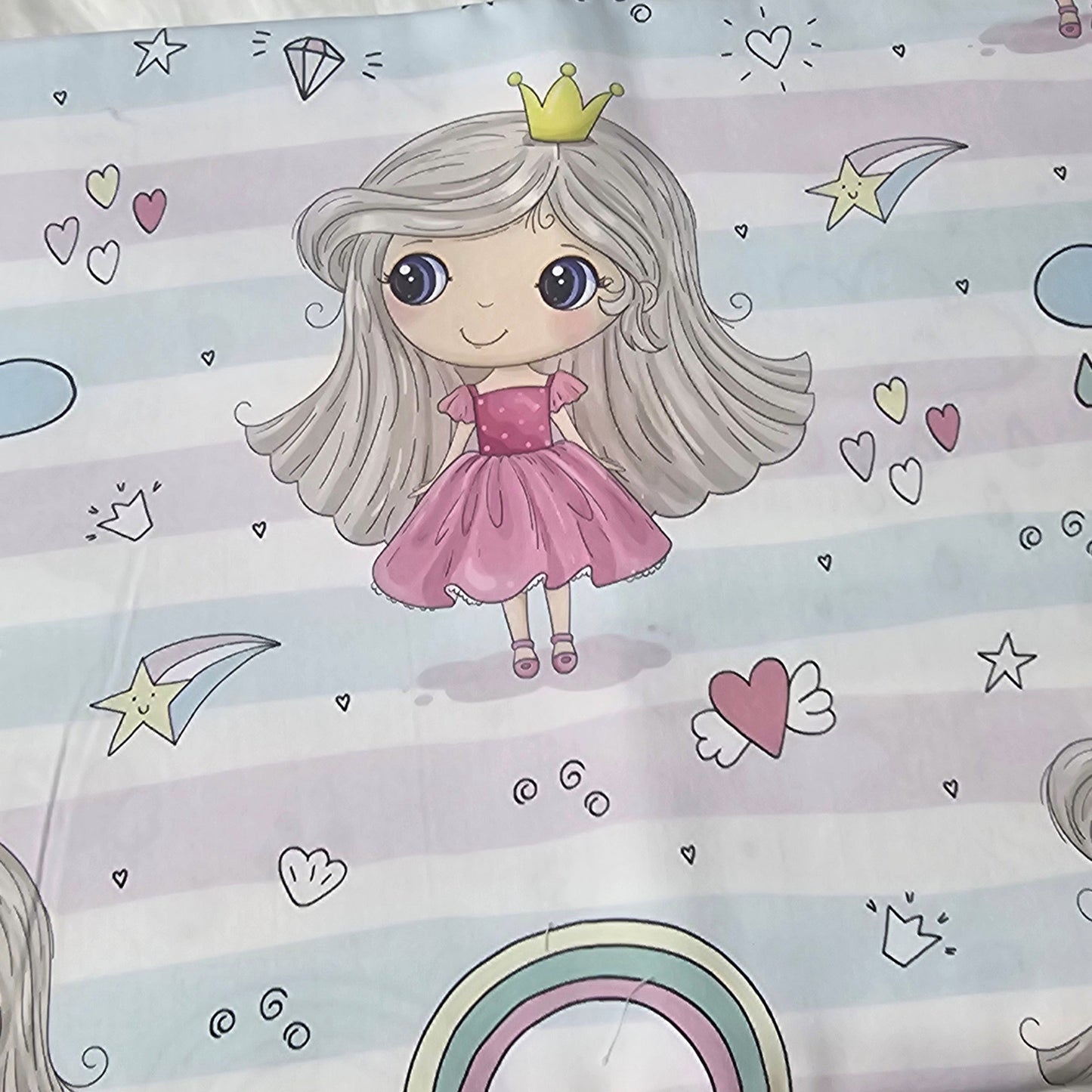Sofortkauf: Baumwolle ca. 150 x 100 cm - Prinzessin
