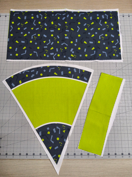 Sofortkauf DIY: 35 cm (Geschwistertüte) aus Baumwolle als Nähset - " Baustellenabenteuer - Blanco " - wie abgebildet - ( Nähset Geschwistertüte Nr. 137 )