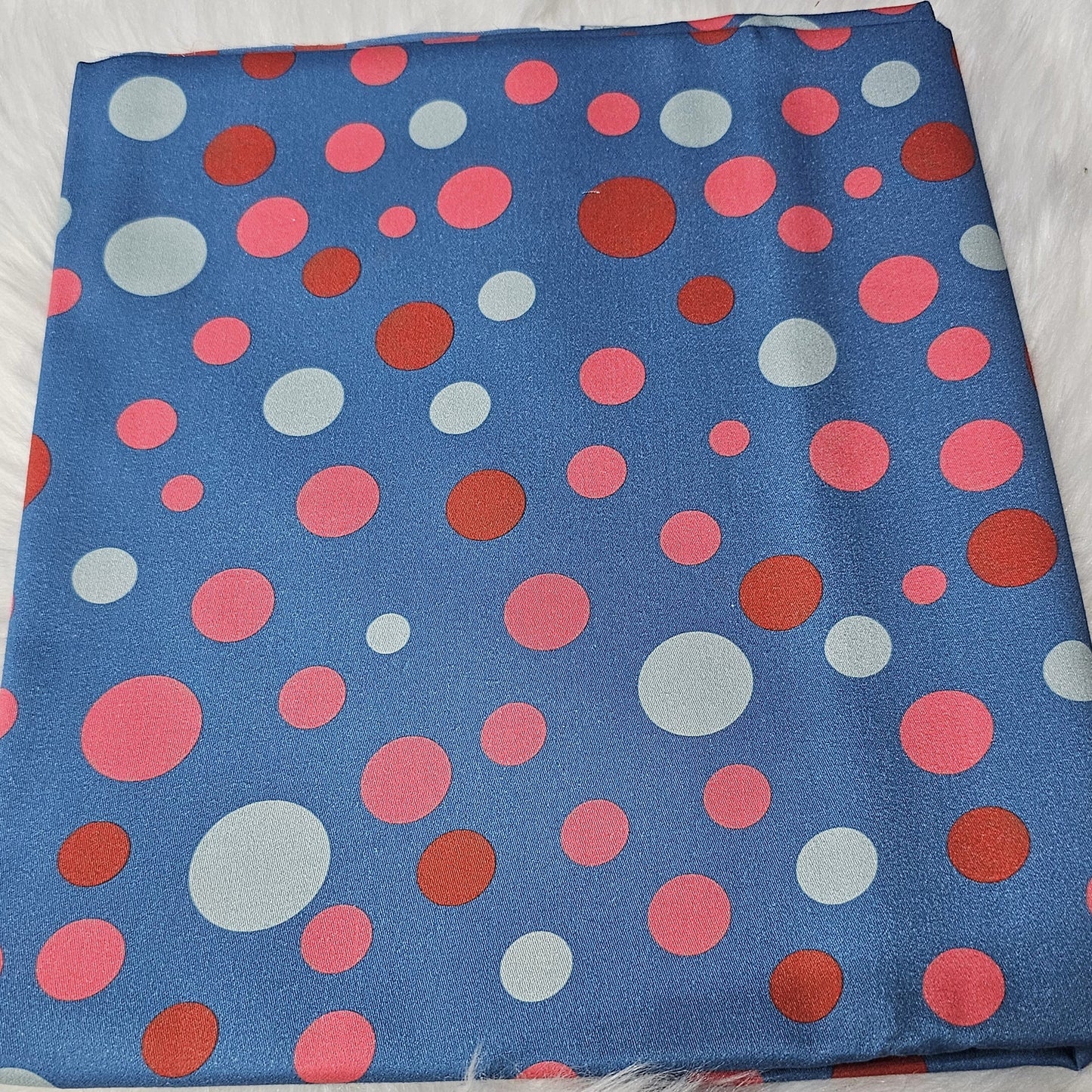 Sofortkauf: Bio Baumwolle Stoffmix ca. 150 x 100 cm - Elegante Punkte, Probedruck