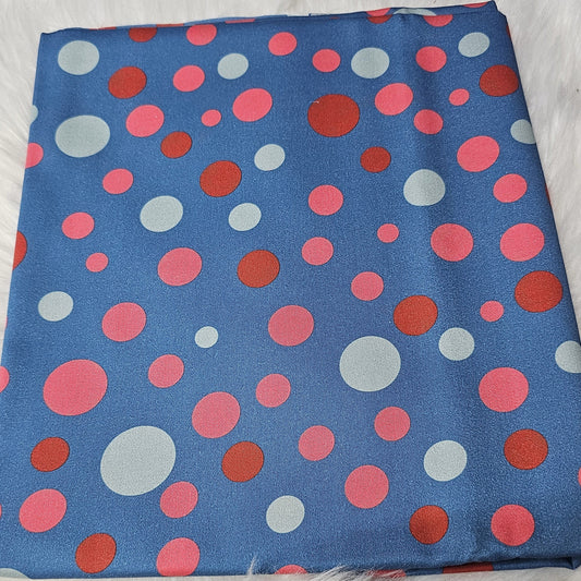 Sofortkauf: Bio Baumwolle Stoffmix ca. 150 x 100 cm - Elegante Punkte, Probedruck