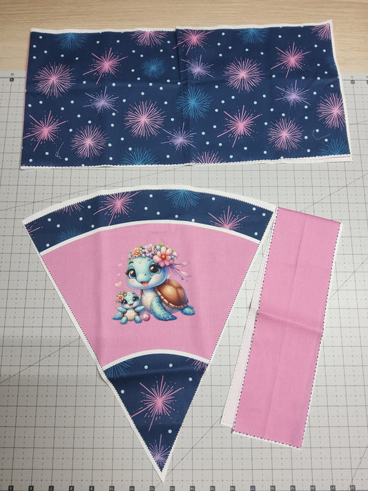 Sofortkauf: 35 cm Geschwistertüte aus Baumwolle als Nähset - wie abgebildet