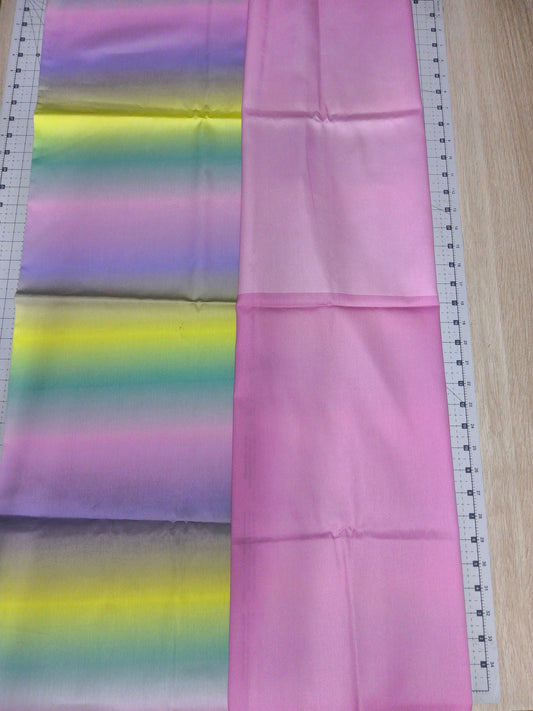 Sofortkauf: Baumwolle Stoffmix  ca. 150 x 100 cm -"Kristallpastell" - Fehler Fleck - siehe Bild - Nr. 117