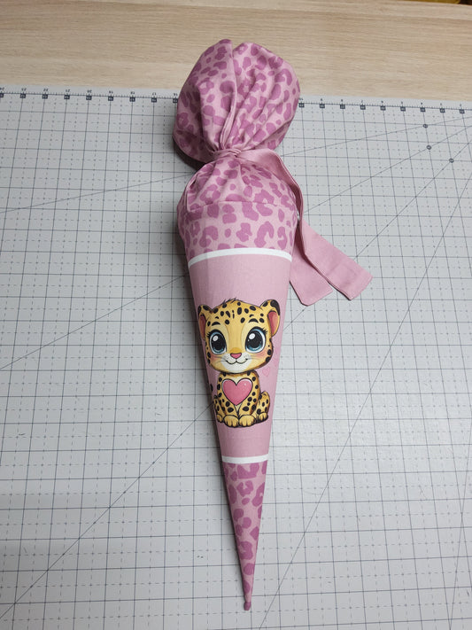 Sofortkauf 35cm: Zuckertüte mit Rohling 35 cm "Leo" (Geschwistertüte) - wie abgebildet