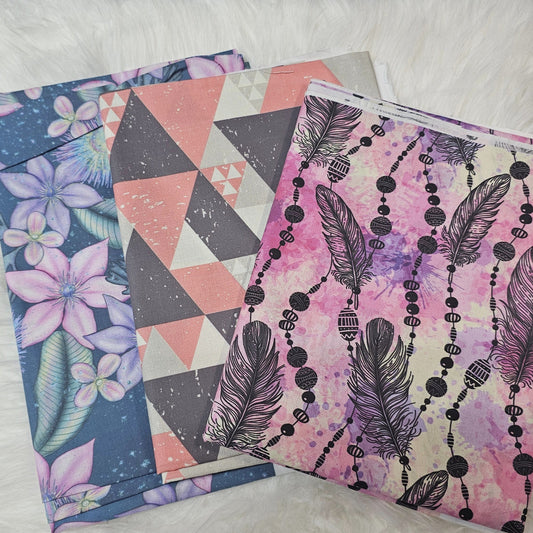 Sofortkauf: Popeline ca. 150 x 100 cm - Set 6 - 3 Stück