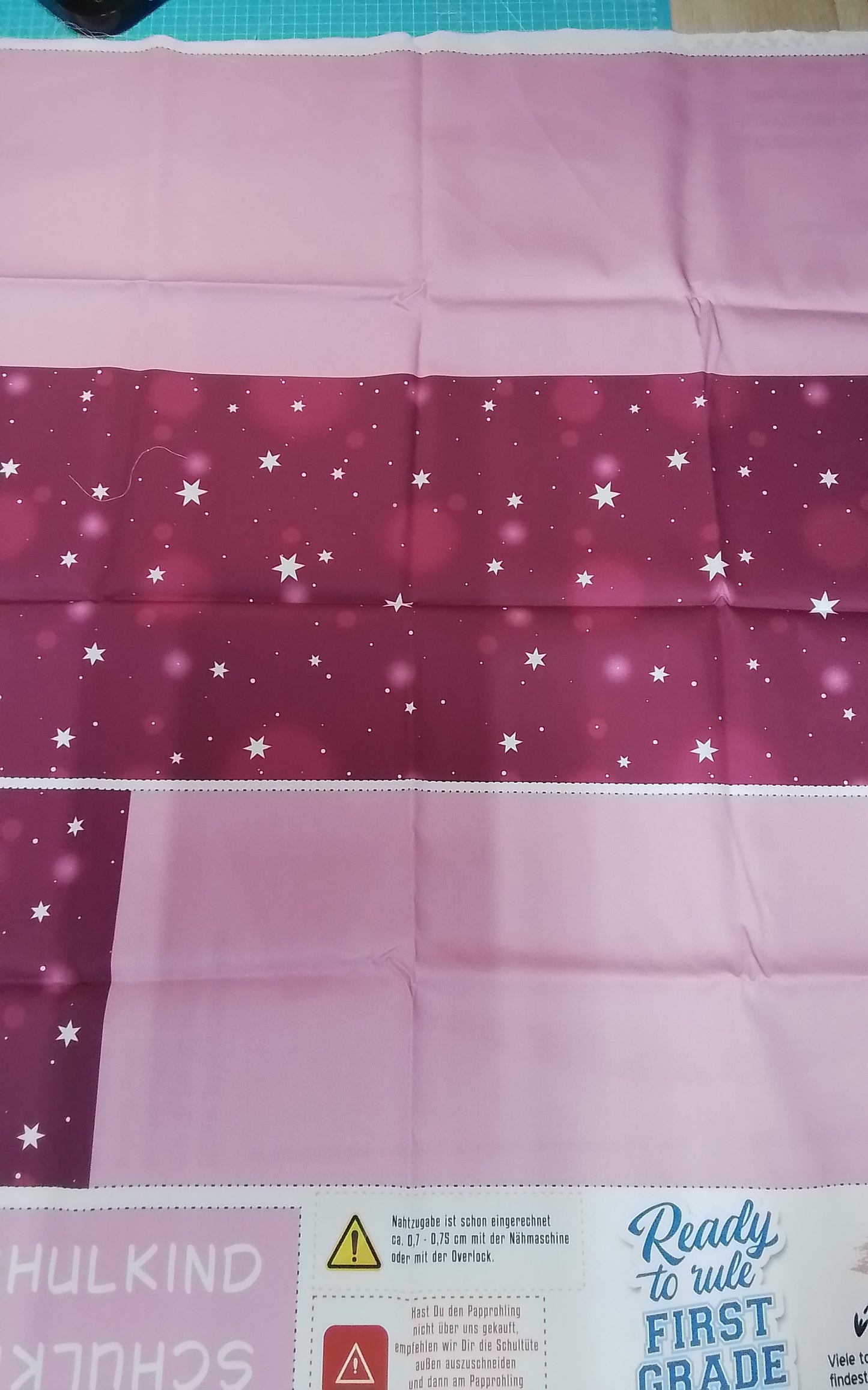 Sofortkauf: Schultüten Nähset-Panel- Muster+ Geschwistertüte- einhornwelt Beere -Baumwoll-Panel zum selber nähen- 70 cm und 35 cm. Wie abgebildet!!!