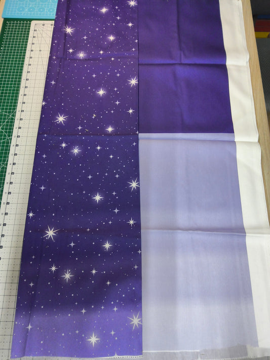 Sofortkauf: Baumwolle Stoffmix ca. 150 x 100 cm - " Galaxy pink "  ( Farbe läuft aus-siehe Bild - Nr. 144 )