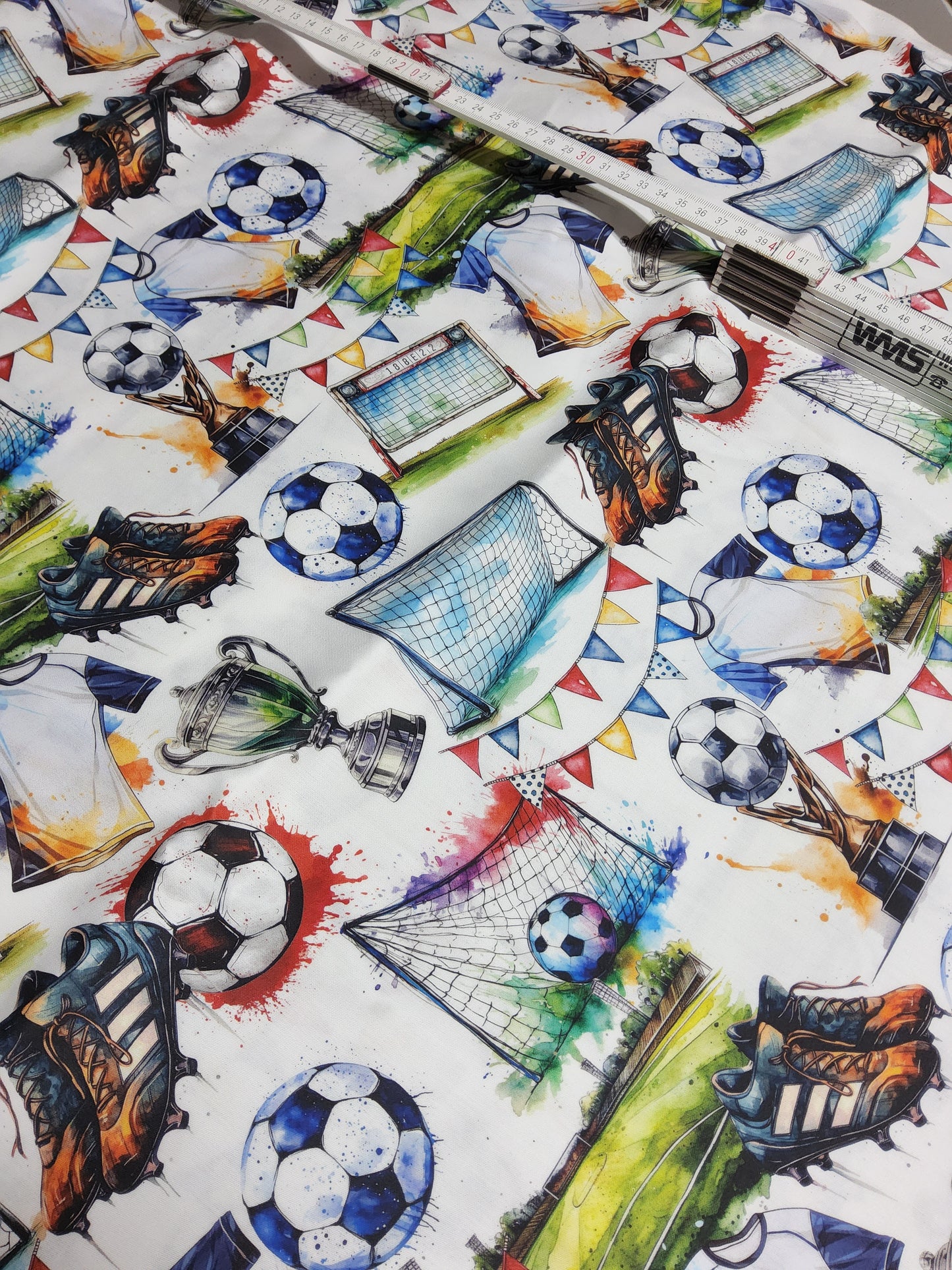 Sofortkauf: Baumwolle-Fussball ca. 100 cm  x 150 cm - wie abgebildet