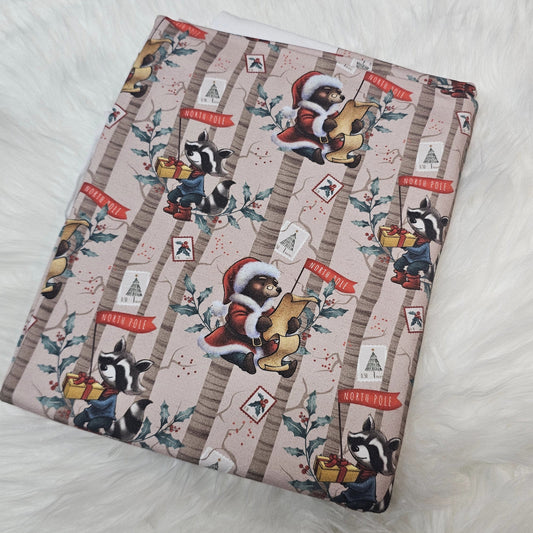 Sofortkauf: Jersey ca. 145 x 100 cm - Weihnachten Nordpol