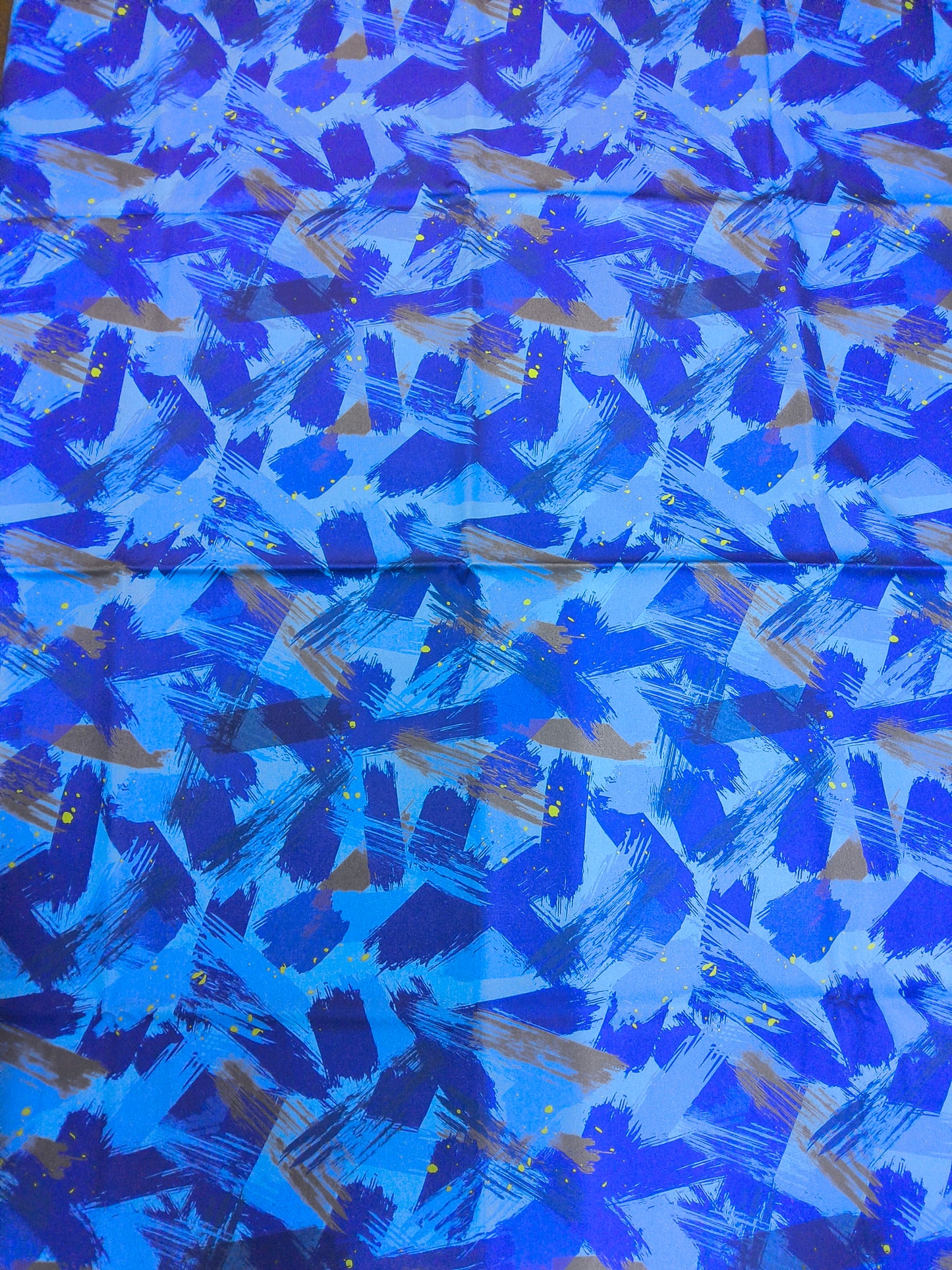 Sofortkauf: Baumwolle- Meterware ca. 150 x 100 cm - " Blau graue Streifen auf Hellblau " (Nr. 173)