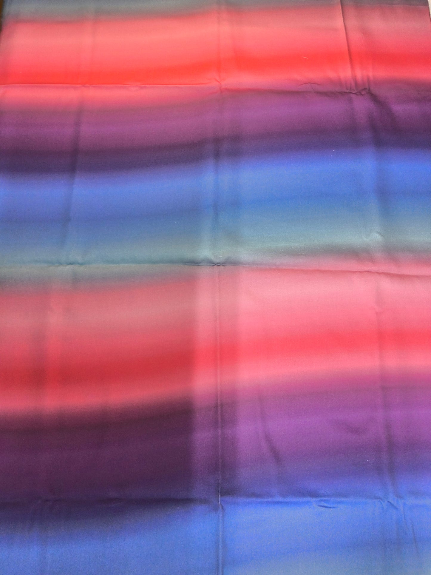 Sofortkauf: Bio Baumwolle - Meterware ca. 150 x 120 cm - " Farbverlauf pink lila"  (Probedruck + kleine Punkte siehe Bild - Nr. 143)