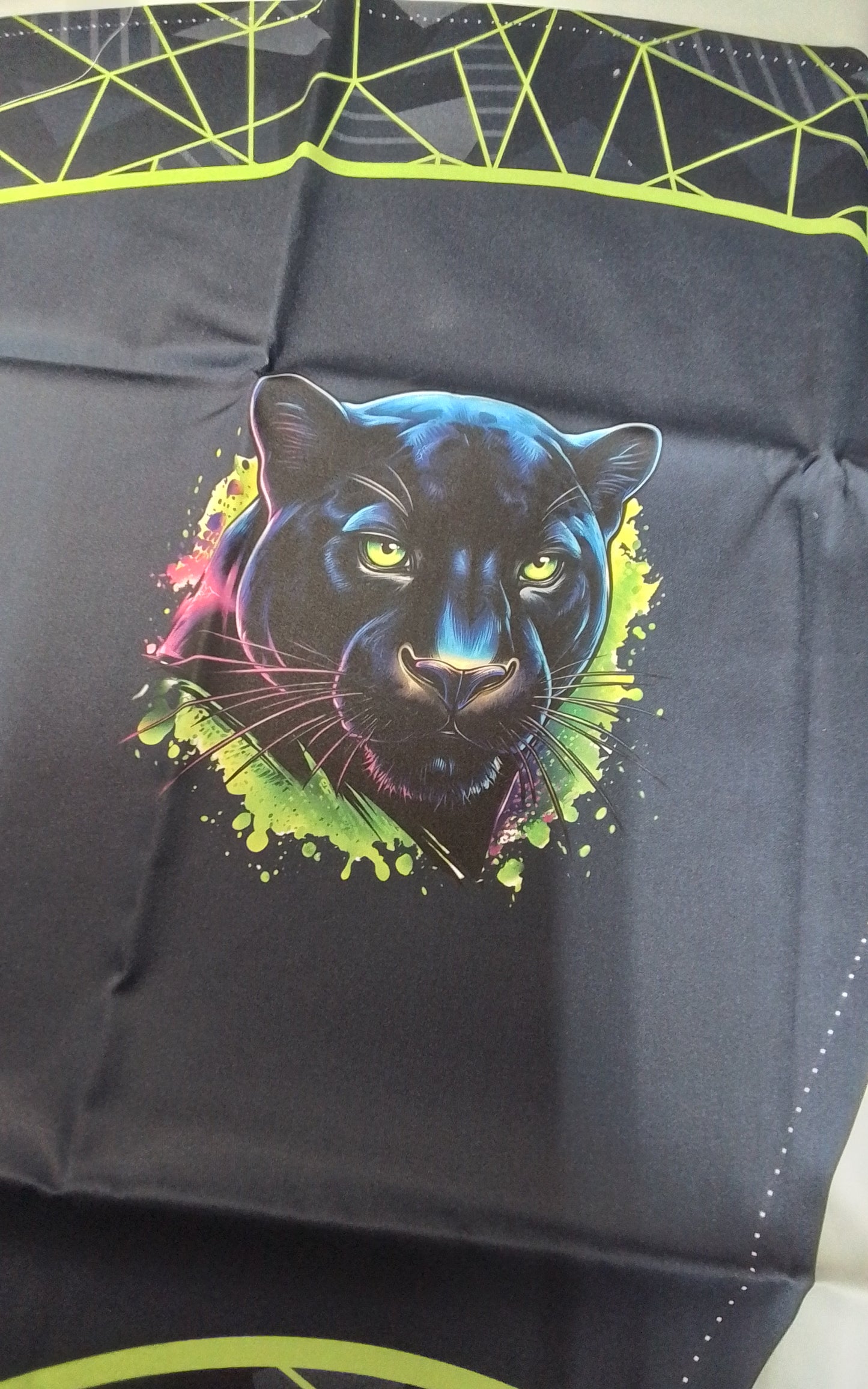 Sofortkauf: Schultüten Nähset - Geschwistertüte-" Panther in Farbflash auf Dark with Stripes -Baumwoll-Panel zum selber nähen- 70 cm und 35 cm.Wie abgebildet!!!