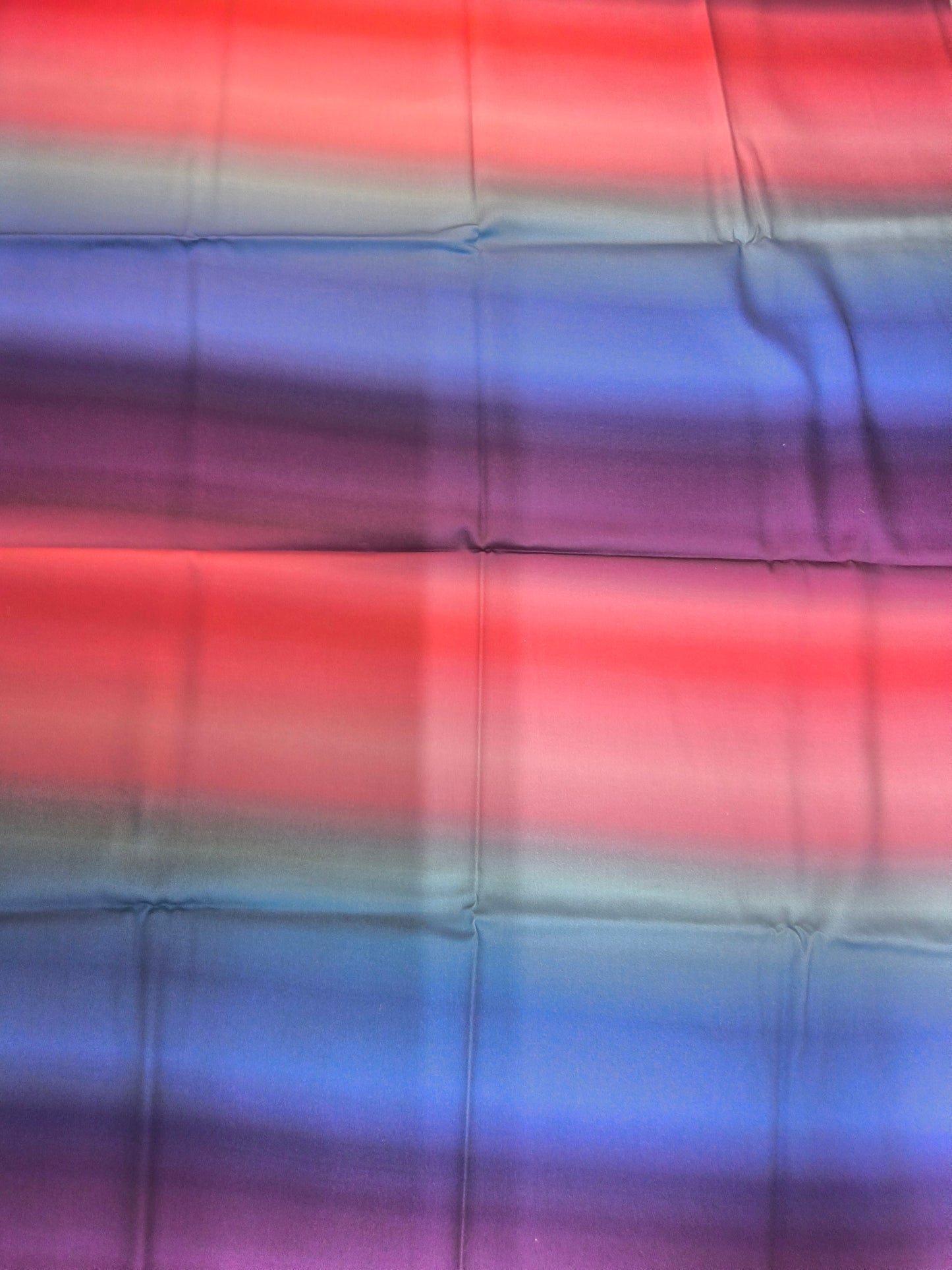Sofortkauf: Bio Baumwolle - Meterware ca. 150 x 95 cm - " Farbverlauf pink lila"  (Probedruck + kleine Punkte siehe Bild - Nr. 142)