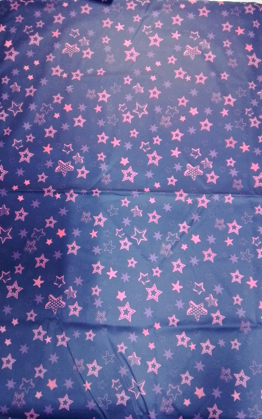 Sofortkauf: Baumwolle Stoffmix  ca. 150 x 100 cm - "Pferdesteppstoff 2.0" ( Pink Stars Peggy -siehe Bild-Nr. 009)