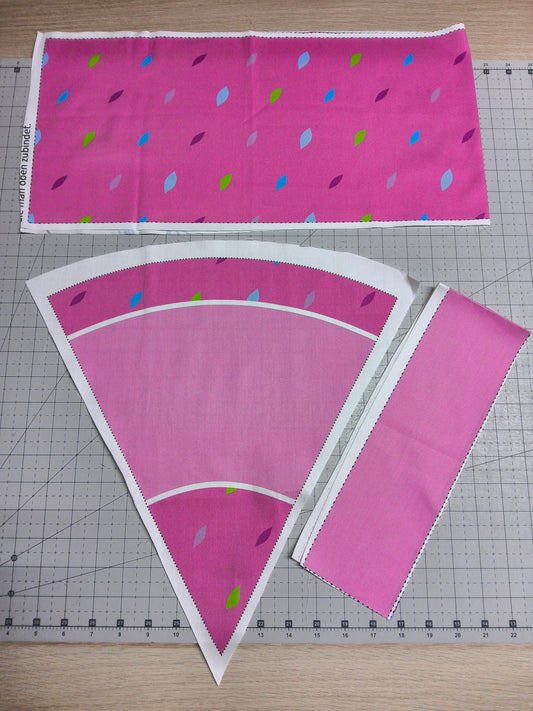 Sofortkauf DIY: 35 cm (Geschwistertüte) aus Baumwolle als Nähset - " Candybar - Blanco " - wie abgebildet - ( Nähset Geschwistertüte Nr. 136 )