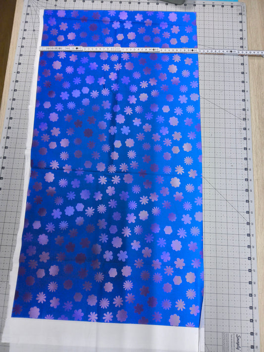 Sofortkauf: Baumwolle-Meterware ca. 150 x 40 cm - " Aquarell Blumen " (Nr. 172)